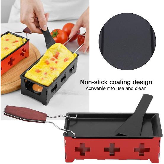 Cheese Raclette Mini Raclette Set Holland Partyclette To- Taste Carbon Steel Raclette Grill for Kitchen Restaurant Home Hotel