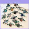 Brooch Pin With Shell And Stone For Fashion Accessory Gift For Women