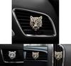 Neuer Leopard Auto-Lüftungsschlitz Parfüm Aromatherapie Clip Mit Diamant Leopardenkopf Personalisierte Auto-Innenraumdekoration