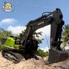 Non-Toxic Huina 1593 1:14 Rc Alloy Excavator 22Ch Big Rc Trucks Simulation Excavator Remote Control Track Engineering Vehicle Toy For Children