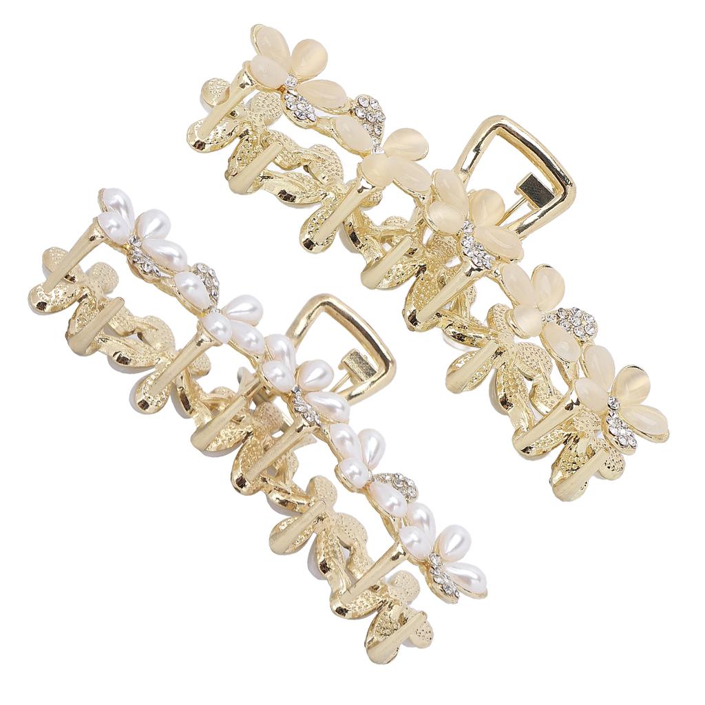 Hair Claws Clips Alloy ABS Hair Clamps Clips Non Slip Hair Catch Jaw Clamp Hair Accessories for Wome