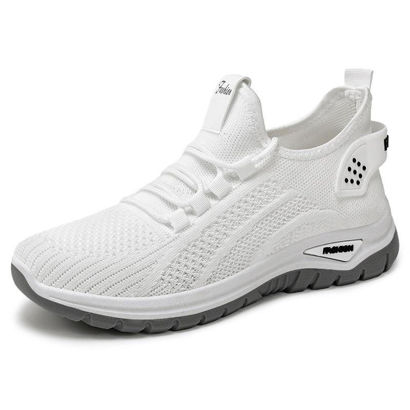 Jinshiyuanshu Shoes women's sports shoes processing custom fly-woven mesh shoes breathable running shoes fashionable and lightweight single shoes