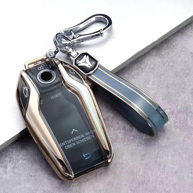 Pentru BMW Seria 5 7 G11 G12 G30 G31 G32 I8 I12 I15 G01 X3 G02 X4 G05 X5 G07 X7 Carcasă inteligentă pentru chei de mașină Husă de protecție Husă de protecție