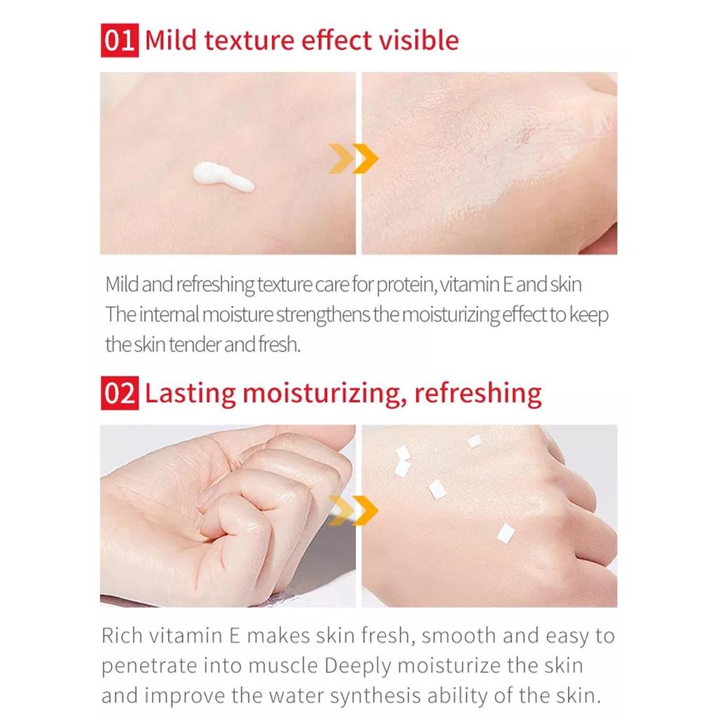 100g Vitamin E Milk Moisturizing Face Neck Cream Protect Feet Rough Hand From Chapped Y7B6