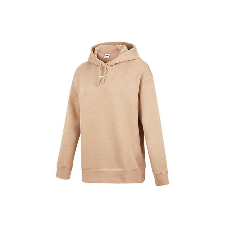 (WMNS) Nike Athleisure Casual Sports Pullover Fleece Hoodie Yellow Women s DJ7669-200 S