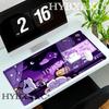 HYBXAXC Cute White Cat and Halloween Design Mouse Pad Gaming Mats Rubber Antislip Durable Desk Accessories Keypad Desktop Pads