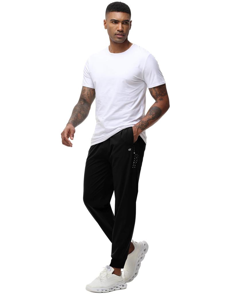Yundobop Jogger Training Pants with UV UPF and Reflective Perfect for Outdoor and Winter Men's Pants, Protection, 50+, Sweat-Wicking, Quick-Drying,