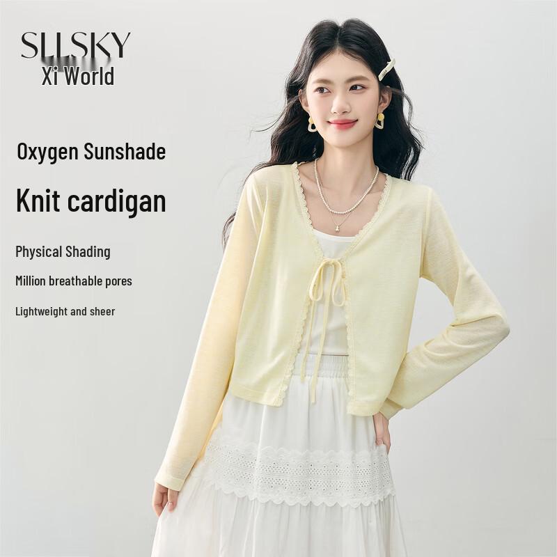 sllsky Women s Ice Silk Sun Protection Cardigan 2XL