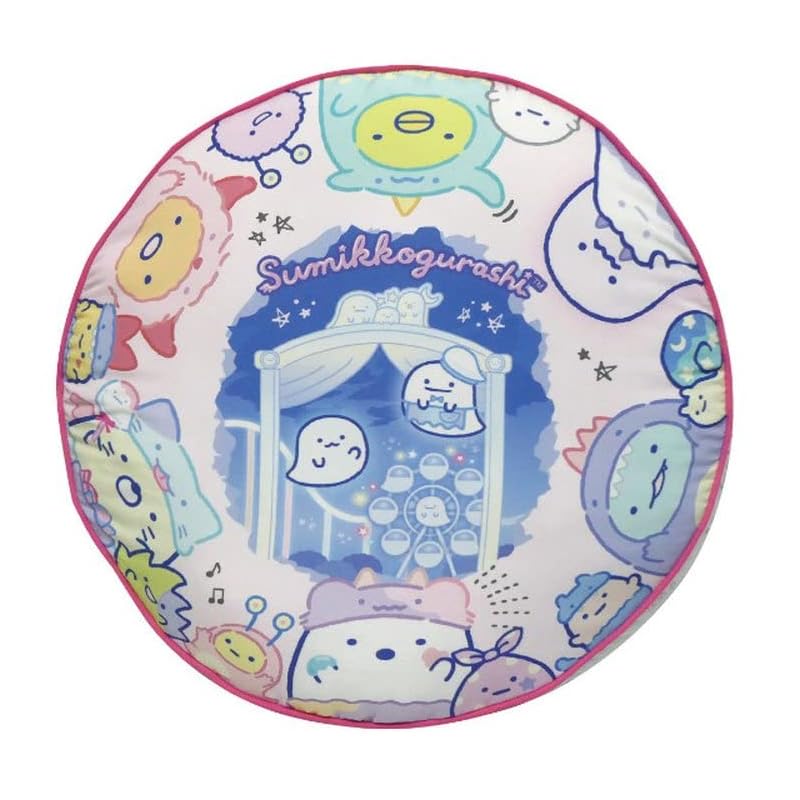 

Sumikkogurashi round cushion pink