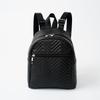 Elegant PU Leather Bag Korean Style Kids Mini Bag Fashion Triangular Stripes Backpack  Students