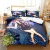 3D Print Anime Plastic Memories Isla Comfortable Duvet Cover Pillowcase Bedding Set Children Bedroom Decoration Home Textile