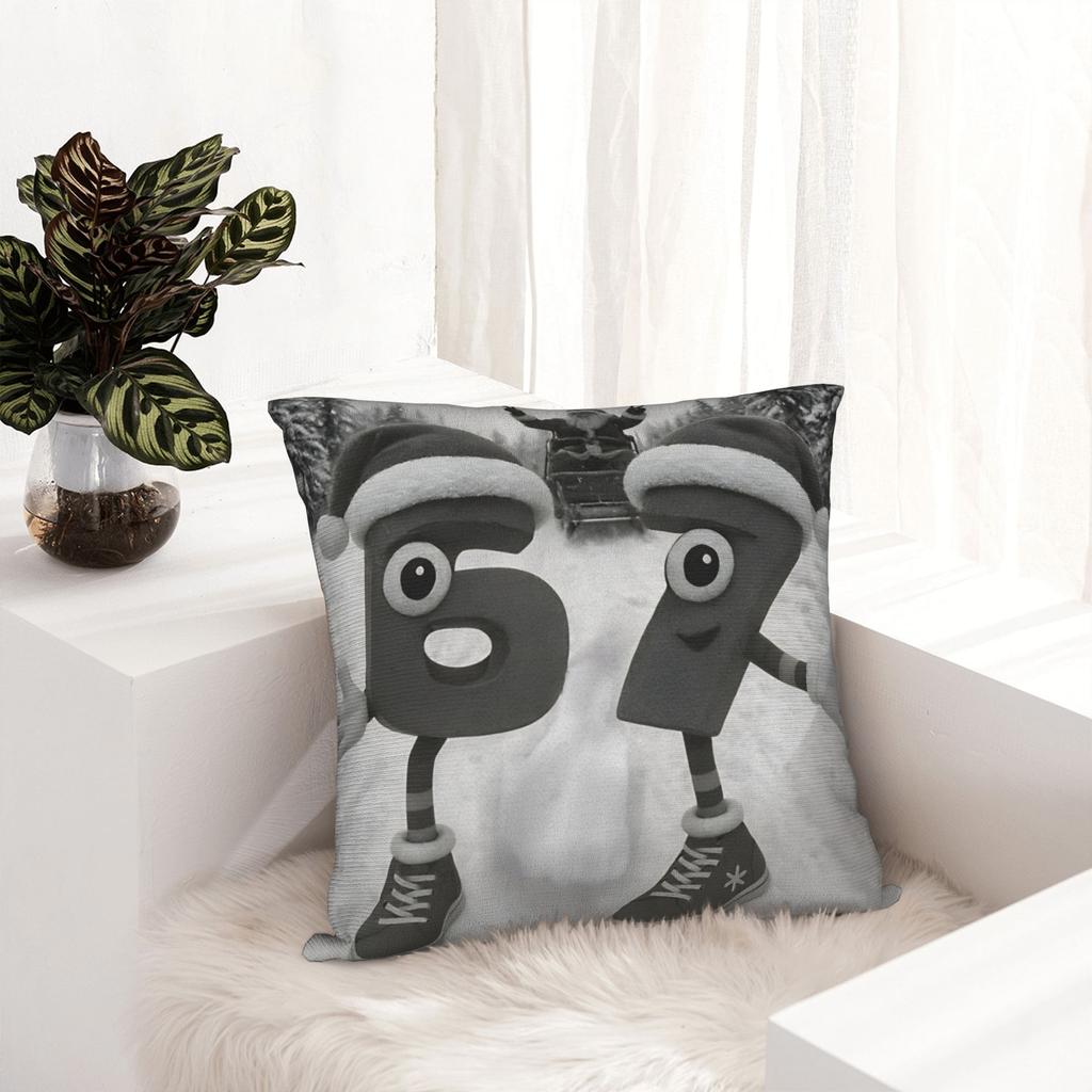 Decorative Pillow Cover 67 Six Seven 6-7 Funny Meme Italian Brainrot  Merch Home Throw Pillow Case Cover Zippered Multiple Sizes
