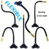 20m Universal Micro Drip Irrigation Kit with Adjustable 7.87" Mist Nozzle - Automatic Watering System for Balcony Greenhouse Gardening