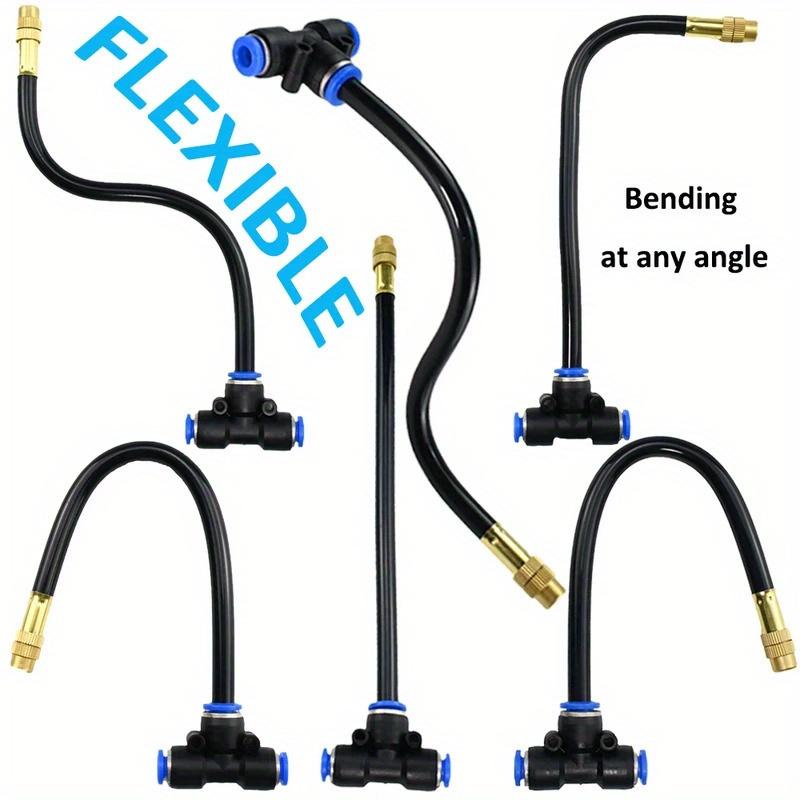 20m Universal Micro Drip Irrigation Kit with Adjustable 7.87" Mist Nozzle - Automatic Watering System for Balcony Greenhouse Gardening
