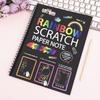 Dziecięce zabawki do rysowania DIY 16*23cm Magiczne Rysunki Zeskrobywane Rękodzieło Malowidła Zeskrobywane Papier Dziecięcy Papier Zeskrobywany Prezenty dla Dzieci