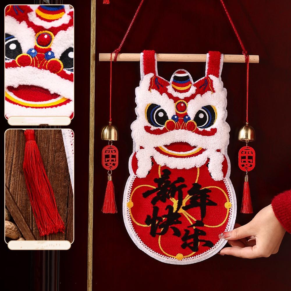 Lion Dance New Year Decorations Exquisite Door Decoration Spring Festival Decoration  Living Room