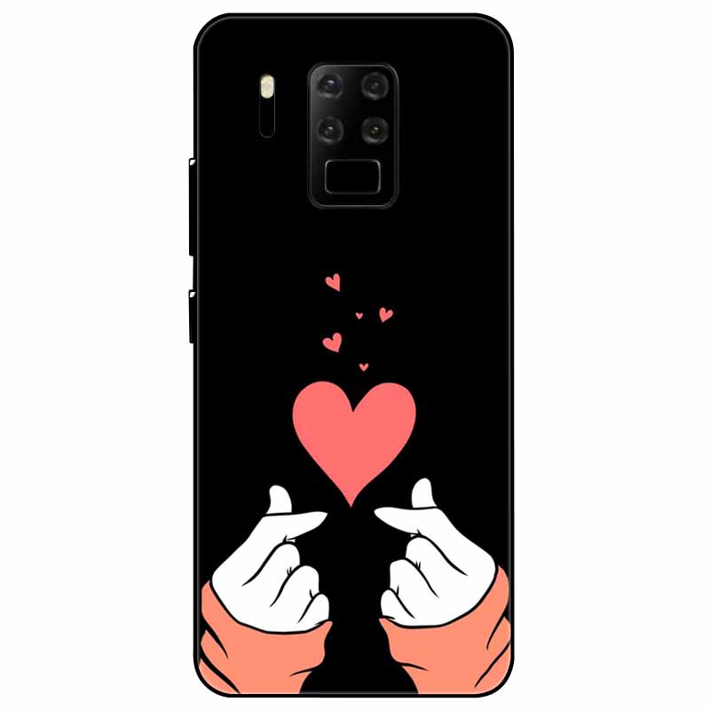 For OUKITEL C18 Pro C21 C21Pro Case Silicone Black Soft Protector Funda Capa for OUKITEL C21 Pro C18 Pro Cover TPU Cartoon Cover