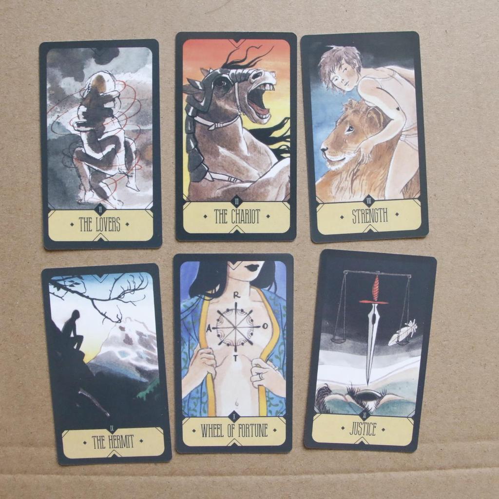10,3*6cm Das Sasuraibito Tarot