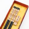 Dragon Pattern Wooden Chopsticks - Ideal for Business, Weddings, Travel, and Special Occasions