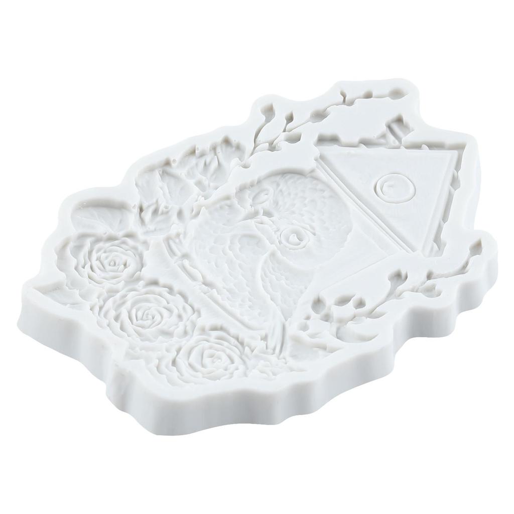 Owls Bird Silicone Molds Owls Fondant Mold Cake Decorating Tools Cupcake Topper Candy Chocolate Gumpaste Mold