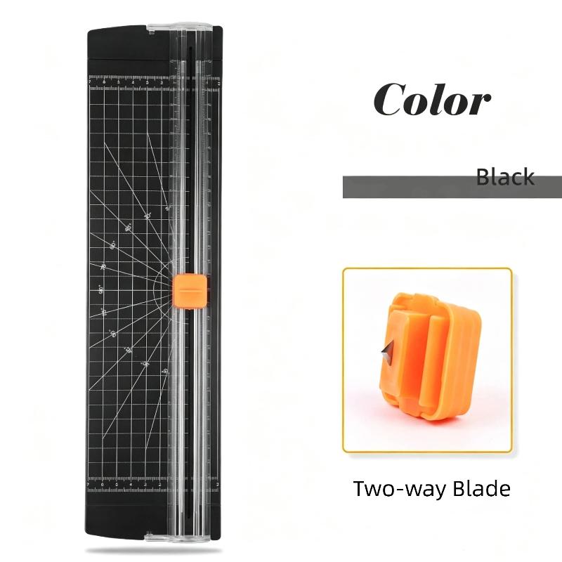 Double Sided Cutting A4 Paper Cutter Small Mini Paper Cutter Student Hand Made Ledger Cutting Photo