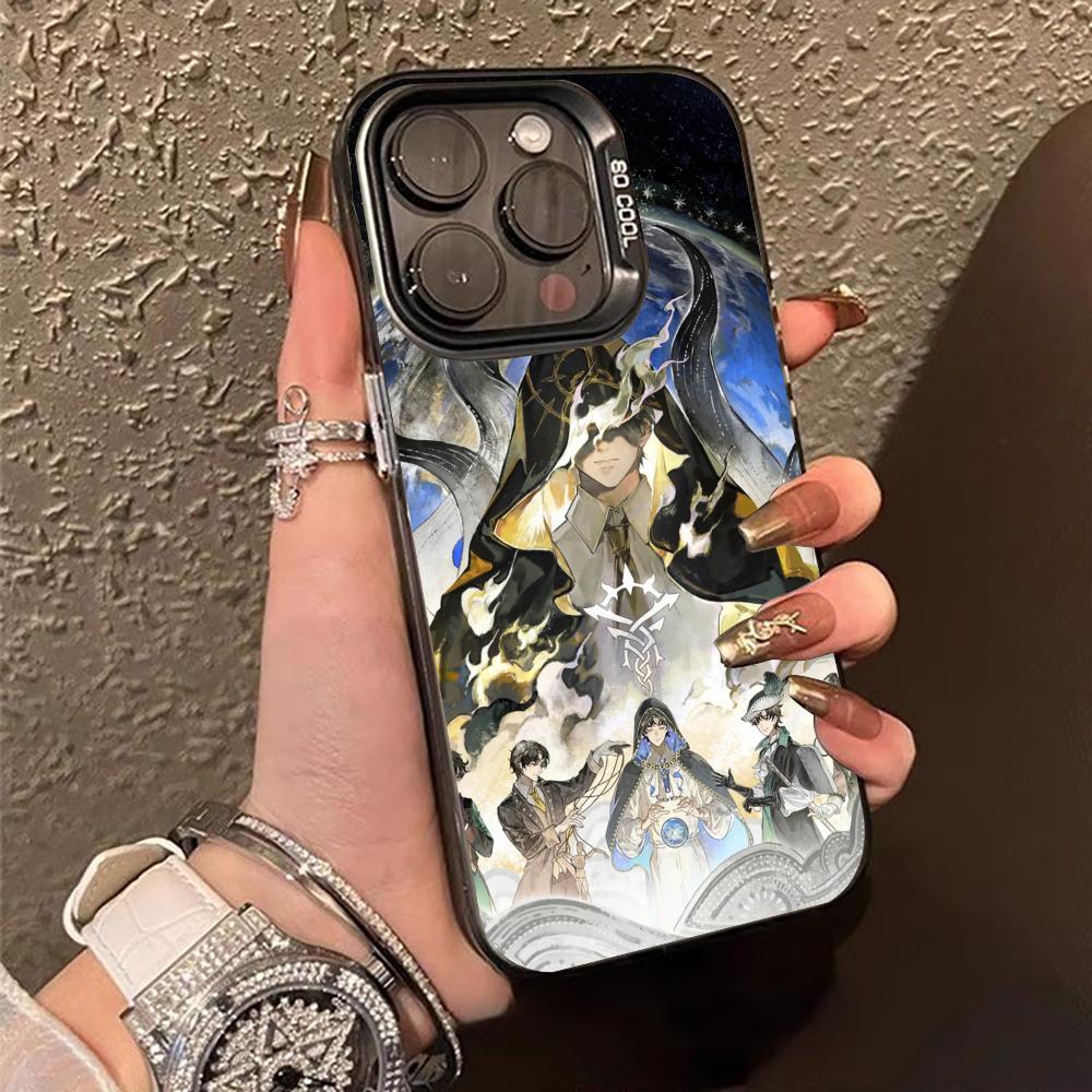 Lord of Mysteries Phone Case black IMD Colorful Silver Suitable case for iPhone 17 16 e 15 14 13 12 11 Pro Max
