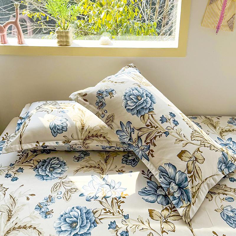 

Flowers Print Pillowcase 2pcs Colorful Pillow Cover Bedding Decorative Pillow Case PillowCase Cover Nordic Sling cushion covers High Quality 48x74cm 2pcs