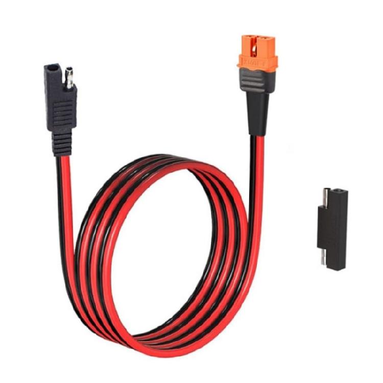 Robustní napájecí kabel SAE na XT60i samice 14AWG Pro připojovací kabel solárního panelu