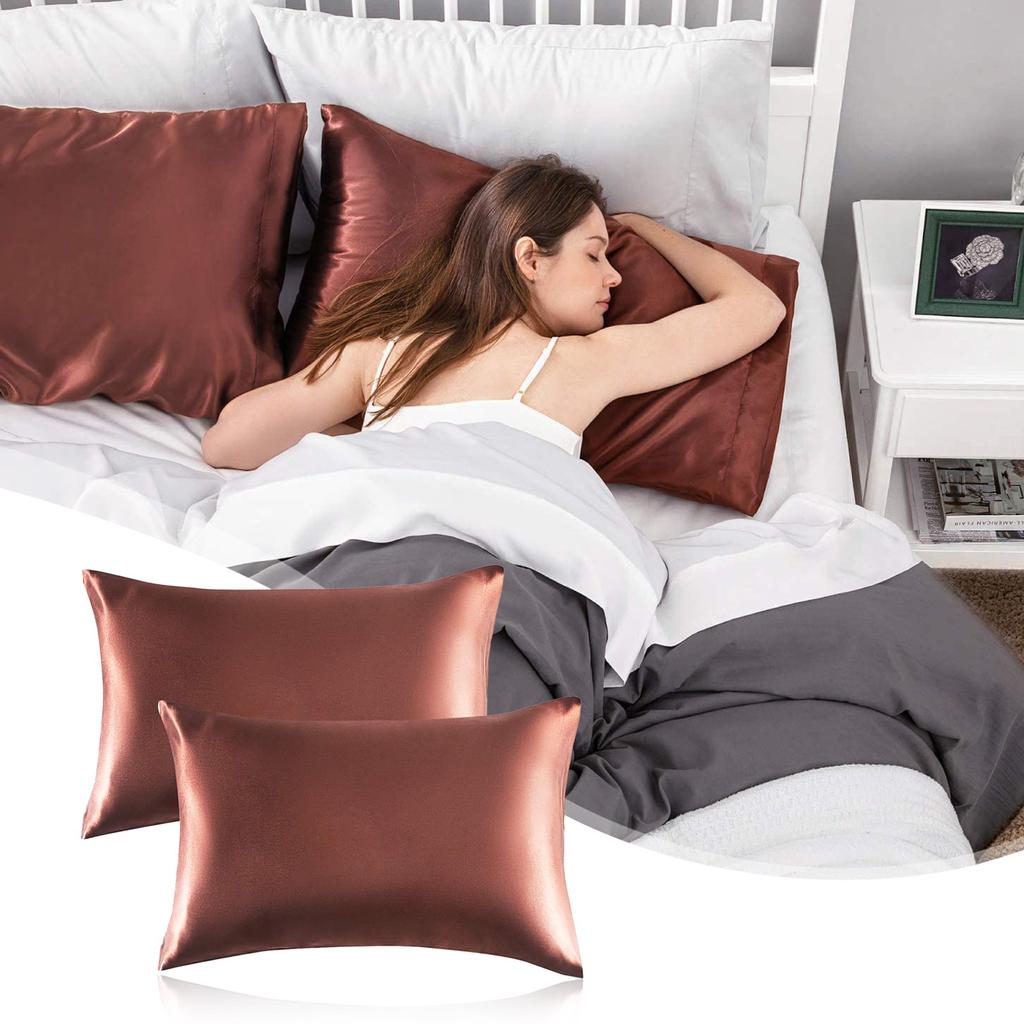 Household Washed Silk Satin Pillowcase Soft And Comfortable Pillowcase