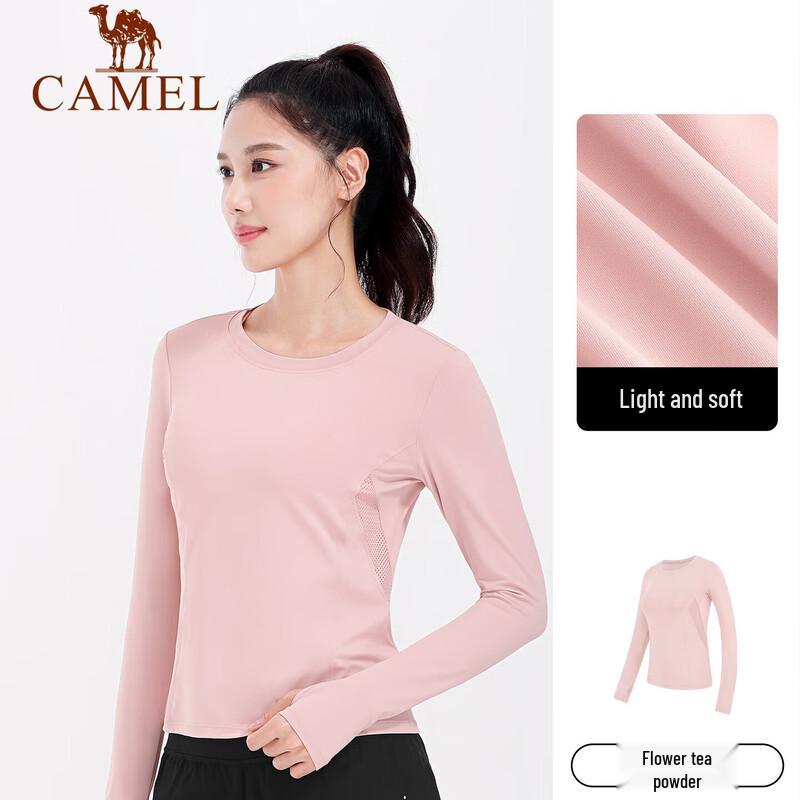 Camel Women s Crew Neck Long Sleeve T-Shirt XL