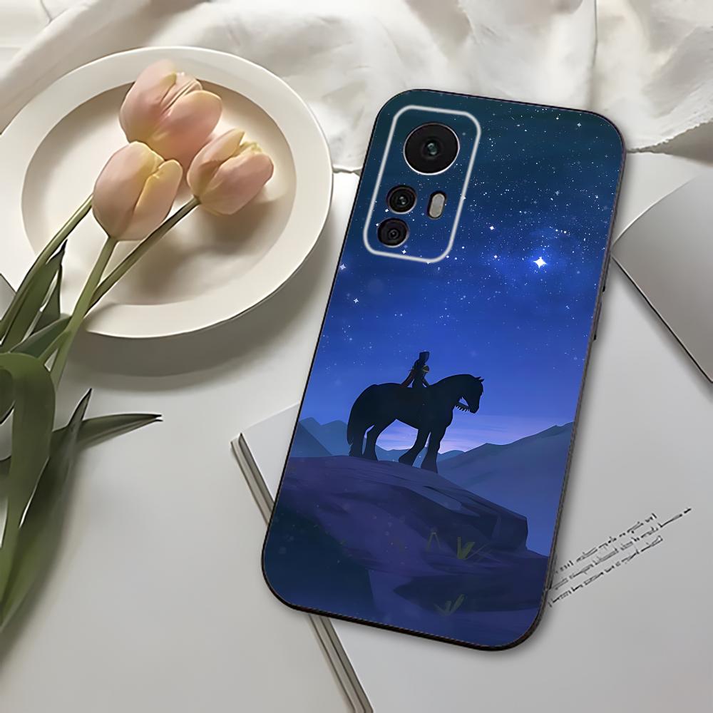 Reiten Handyhülle Für Xiaomi 11 Redmi Note 11 5G 8T 9A 9 10T Note8Pro Note9 12SUltra Schwarze Hülle