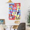 Digital Circus Wall Decor Tapestry Art For Pet Memorial Birthdaywedding Party Backdrop Family Gift