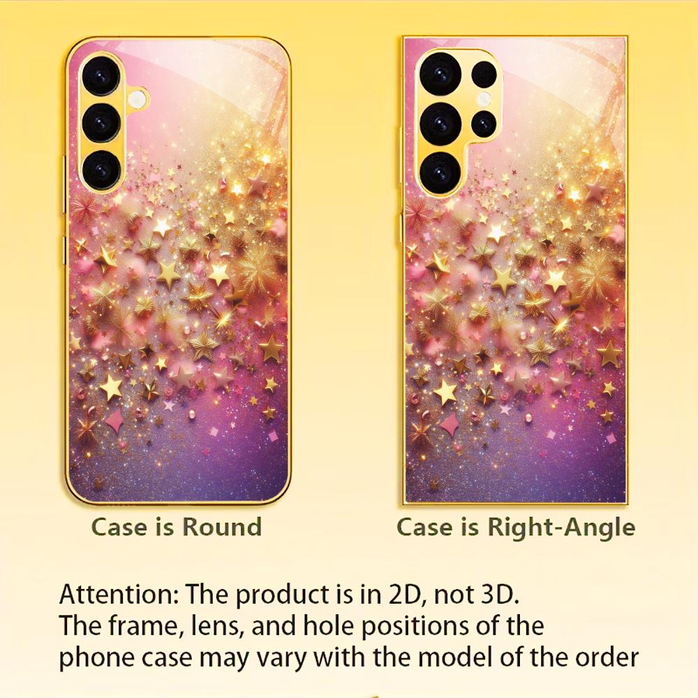 Farbverlauf Neues Bestseller-Modell Handyhülle Galvanisierte Glas-Handyhülle für Samsung Galaxy S26 S25 S24 S23 S22 FE, Ultra, Plus