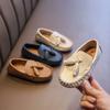 Kinder Leichte Freizeitschuhe Weiche Leder Mokassins Quaste Slipon Flache Schuhe Jungen Mädchen Bequeme Loafer Baby Sneaker