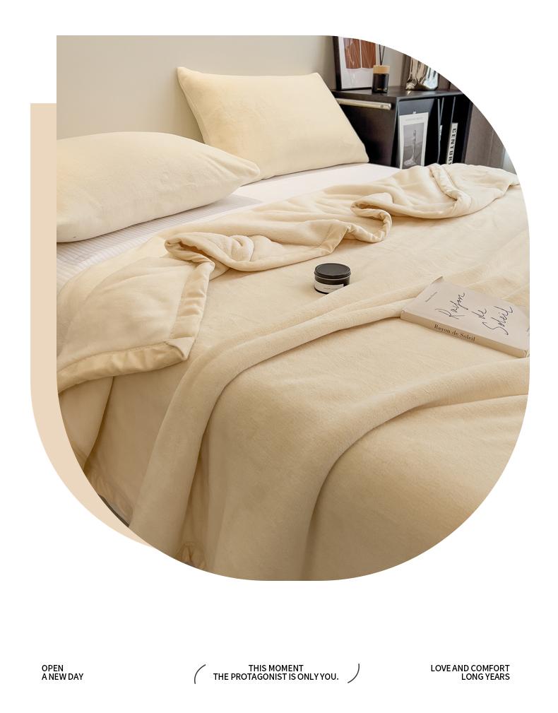High Weight Milk Velvet Plush Blanket