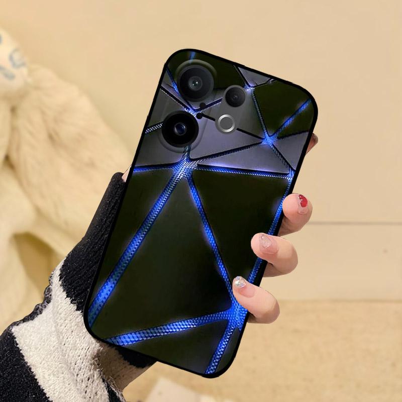 For VIVO S30 Pro Mini Phone Case Stylish Soft TPU Cover For Vivo X200 FE Shockproof Bumper Funda V2503 V2465A Lens Protection