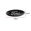 UHB24 for Ford Focus 3 MK2 Fiesta MK7 Mondeo Mk4 Fusion Kuga Transit Edge F150 58x22mm Car Steering Wheel Center Emblem Sticker