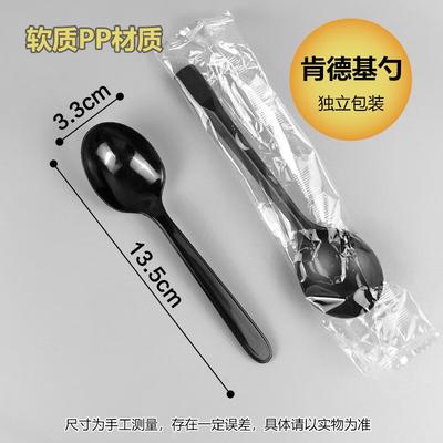 Individually Wrapped Disposable Plastic Spoons