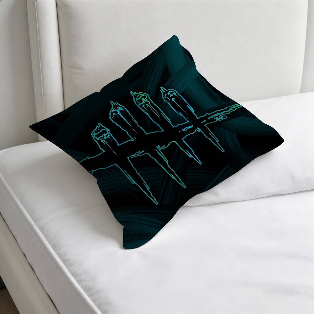Game DDead by Daylight Decorative Square Pillow Cover Modern Cushion Case for Living Room Bedroom