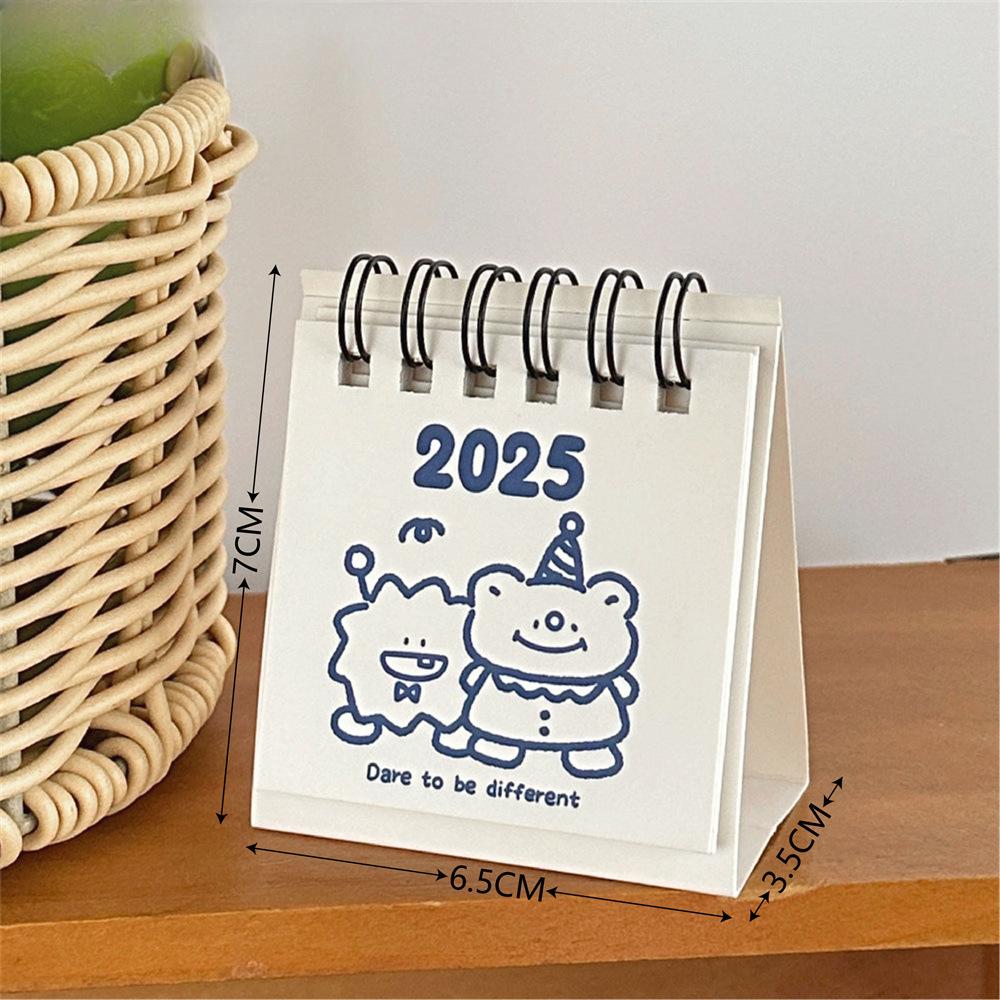 Nette Mini Schreibtisch Kalender Cartoon Kleine Kalender Monatskalender Studenten Desktop Uhr Countdown-Tisch