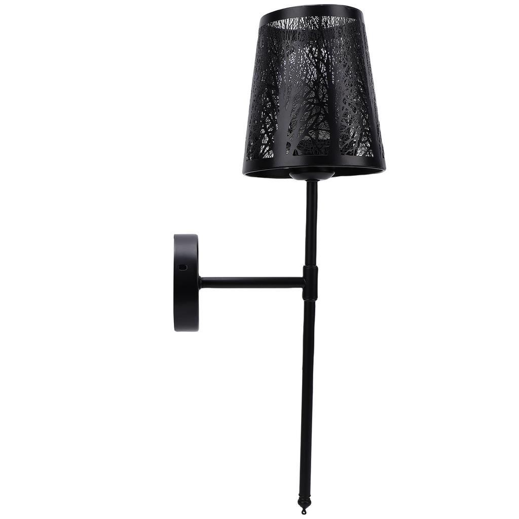 Wall Sconce Rechargeable Dimmable RGB Wall Light Hollow Out Bedside Light with Remote Control for Bedroom