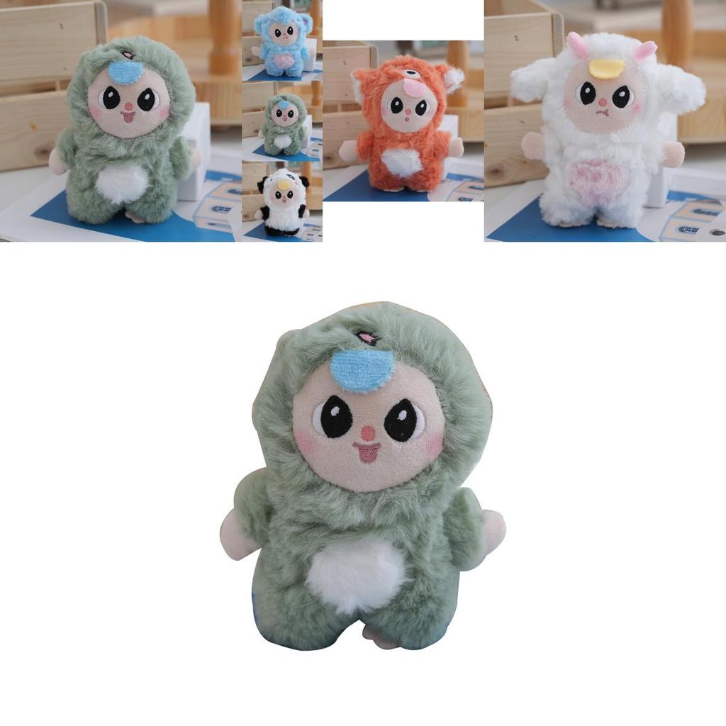 Adorable Southeast Asian Plush Keychain Featuring Cute Cartoon Sheep Rabbit Panda Doll