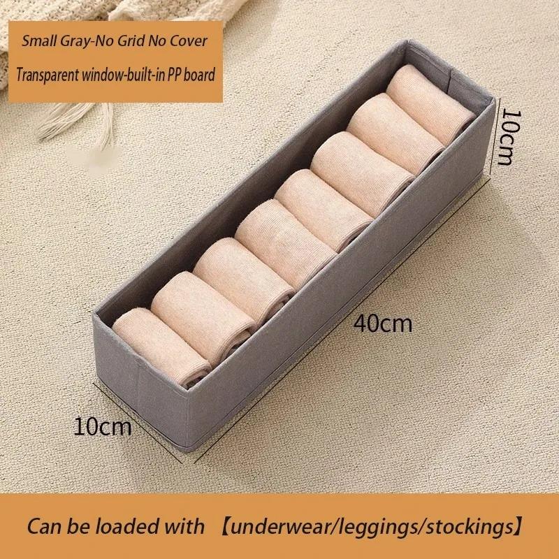 1Pcs Storage Box Drawers Fabric Foldable Boxes and Clothes Organizers of Cabinets for Bedroom Wardrobe Organization Home