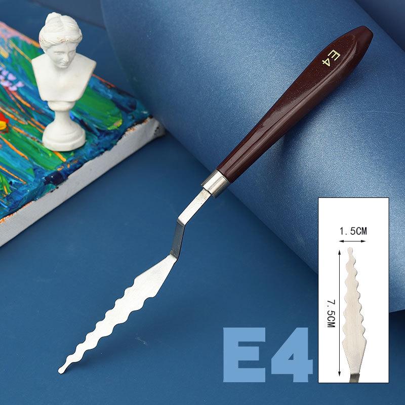 Irregular Shape Palette and Scraper Art Knife for Oil, Acrylic, and Gouache Painting