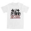 Nofx Muziek Poster T-shirt Heren Amerikaanse Punk Rock Band Vintage 100% Katoen T-shirts Zomer Ronde Hals T-shirt Grote Maten Tops