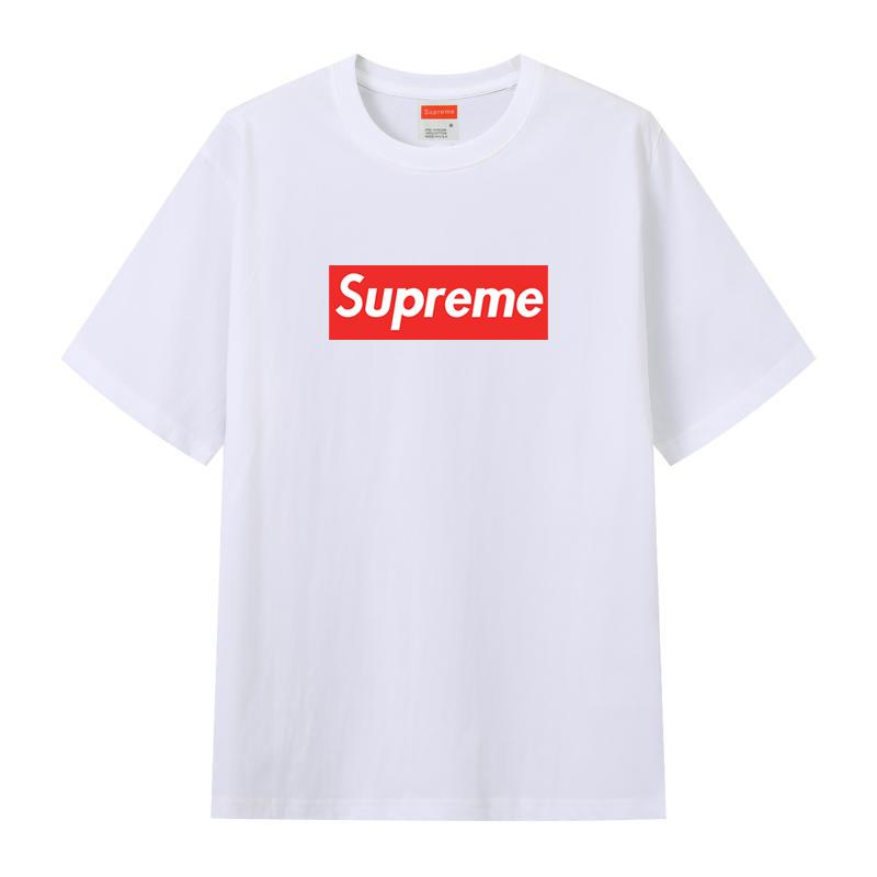 

Supreme 2025 Summer Pure Cotton Round Neck Printed T-shirt, High-quality Couple T-shirt S