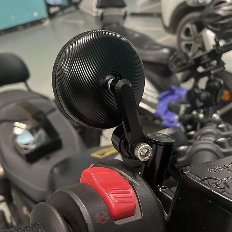 New CNC ALUMINUM Retro Mini Motorcycle Rearview Side Mirrors 8mm 10mm For KAWASAKI z750 NINJA250 HONDA R1 R6 FZ6 SUZUKI YAMAHA
