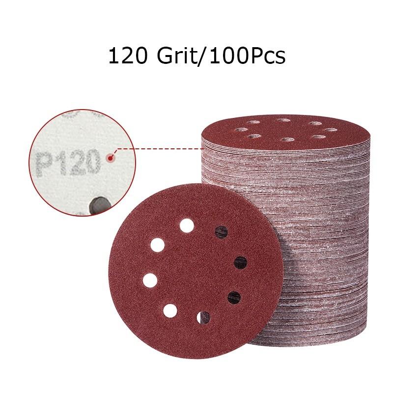 300W 5 Inch Random Orbital Air Sander 6 Speed Regulation Polishing Sanding Machine Portable Car Polisher