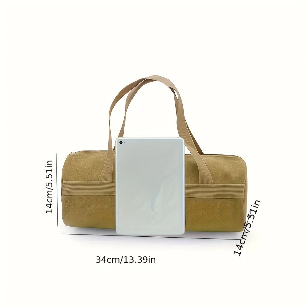 Durable Men's Tool Storage Bag, Large Capacity Wide Opening Zipper Bag, Portable Hand & Shoulder Carry Bag with Adjustable Strap