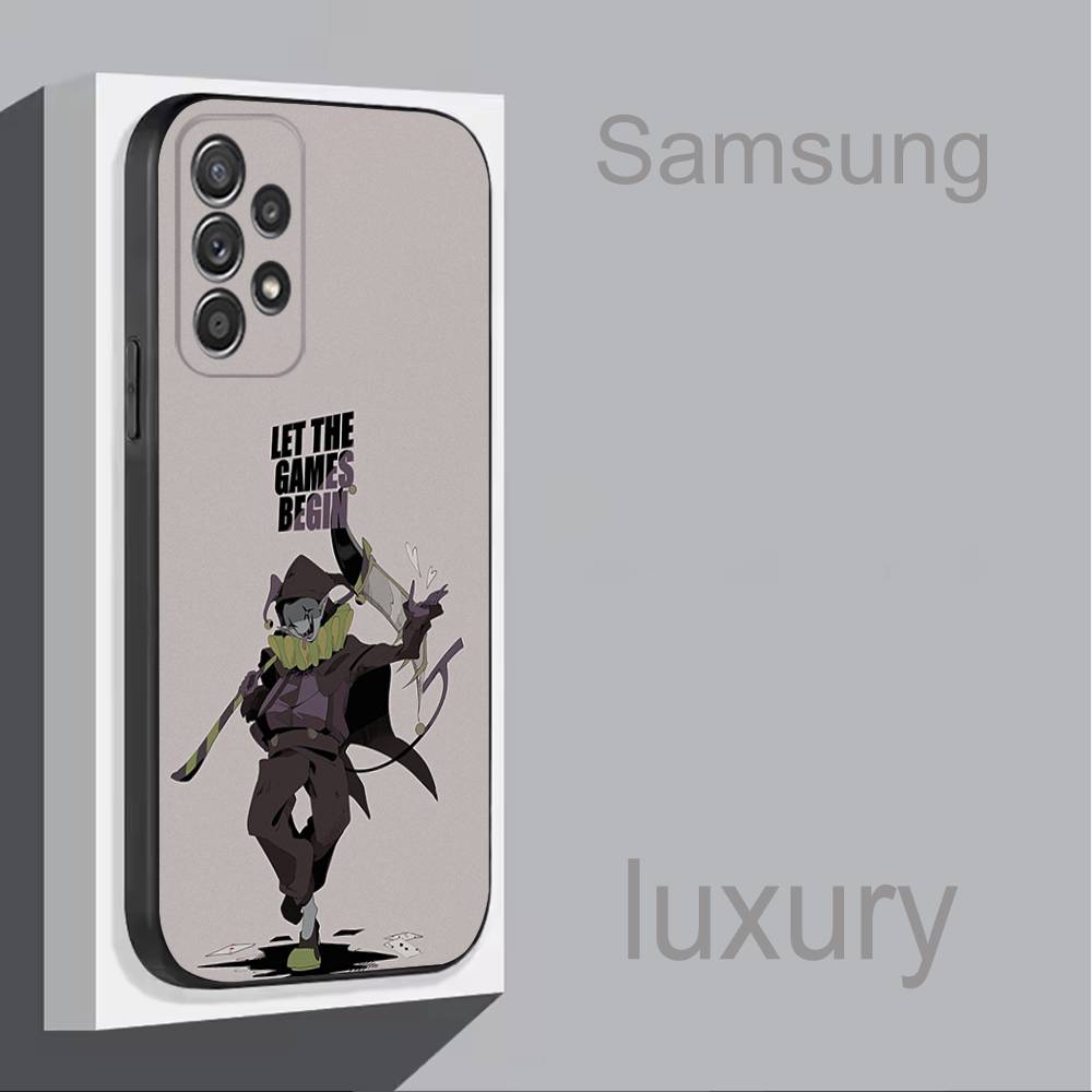 Jevil D-Deltarune Game Phone Case For Samsung S 25,24,23,22,30,21,10,9,Ultra,Plus,Lite,FE,4,5G Black Soft Case